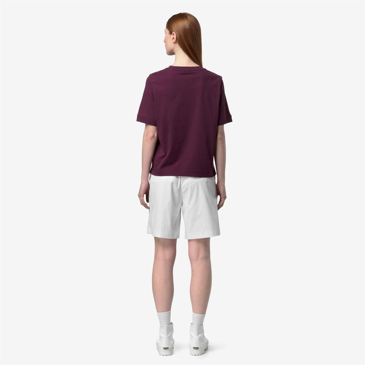 SELUNE JERSEY - T-ShirtsTop - T-Shirt - Woman - VIOLET MAUVE WINE 5