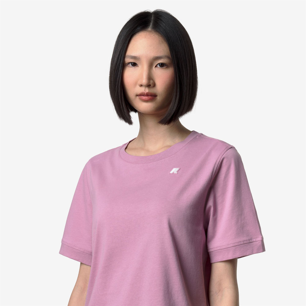 T-Shirts & Top_Woman_SELUNE JERSEY_T-Shirt_Violet Glicine - Commercial 7