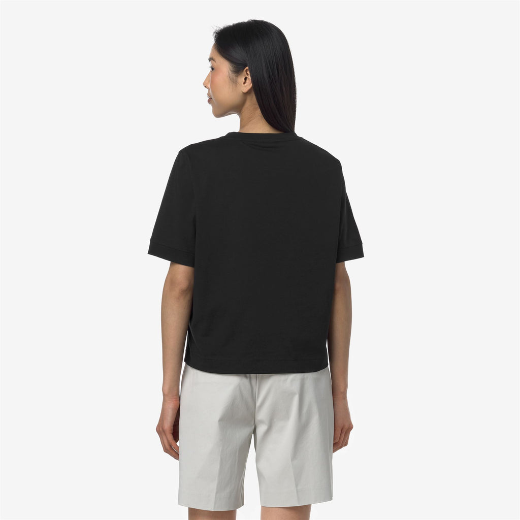 T-Shirts & Top_WOMAN_SELUNE JERSEY_T-Shirt_Black Pure - Commercial 6