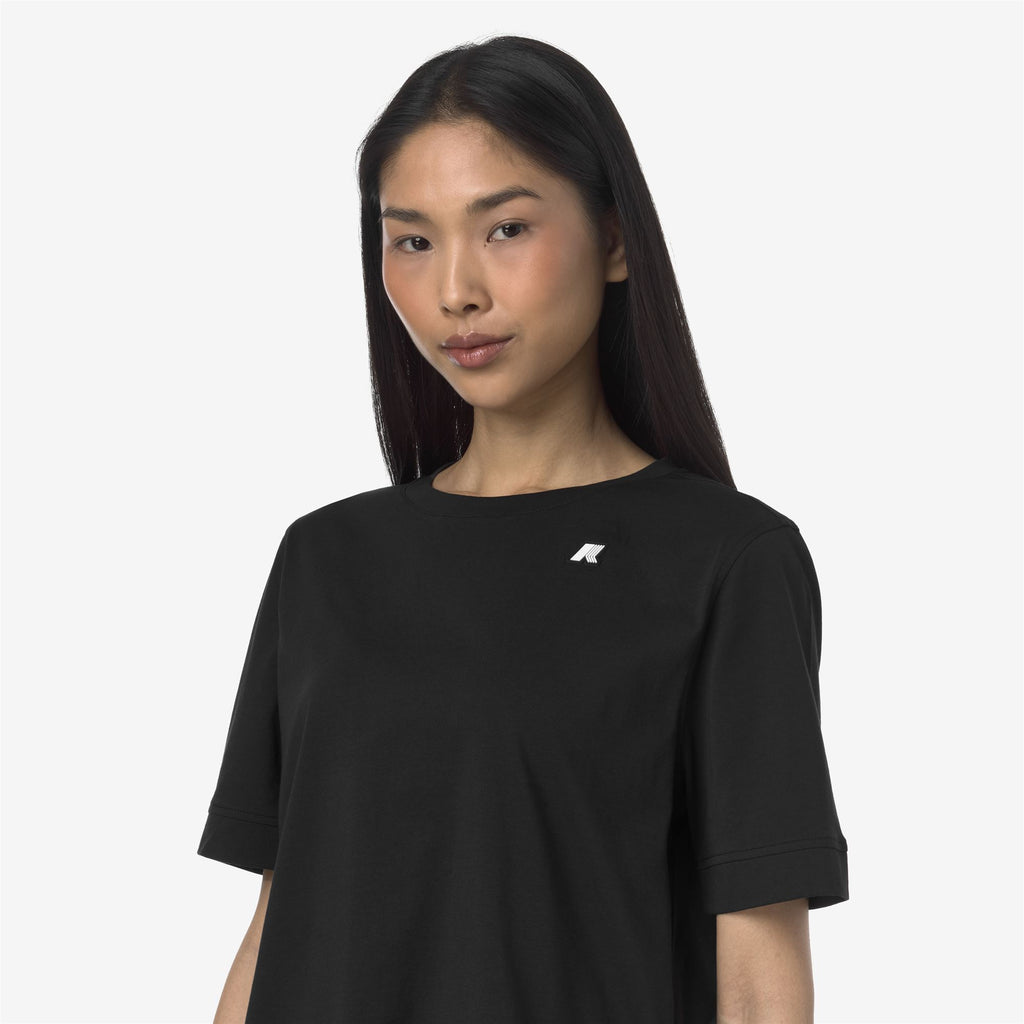 T-Shirts & Top_WOMAN_SELUNE JERSEY_T-Shirt_Black Pure - Commercial 7
