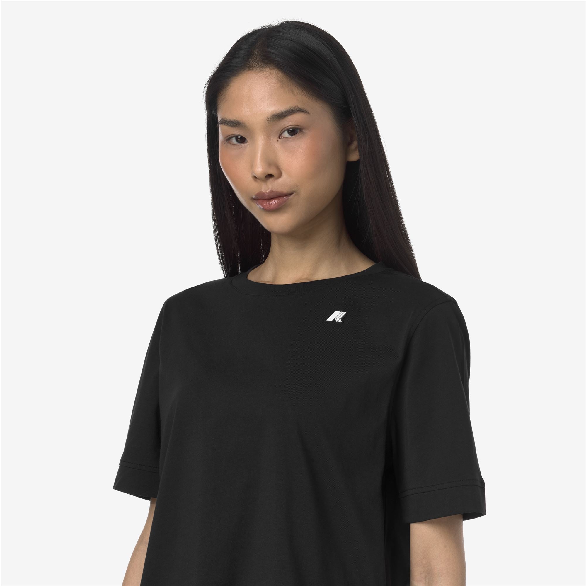 T-Shirts & Top_WOMAN_SELUNE JERSEY_T-Shirt_Black Pure - Commercial 7