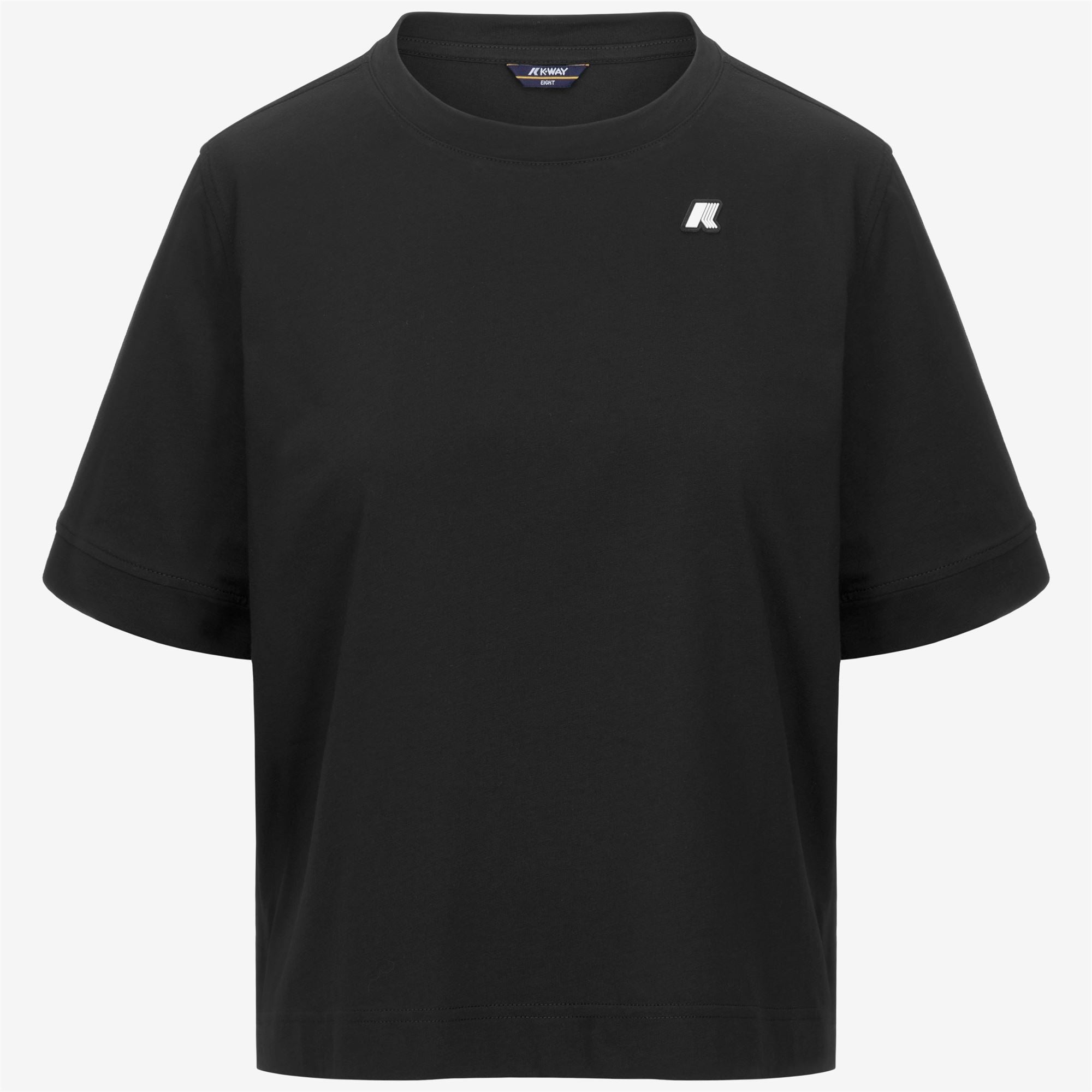 T-Shirts & Top_WOMAN_SELUNE JERSEY_T-Shirt_Black Pure - Commercial 1