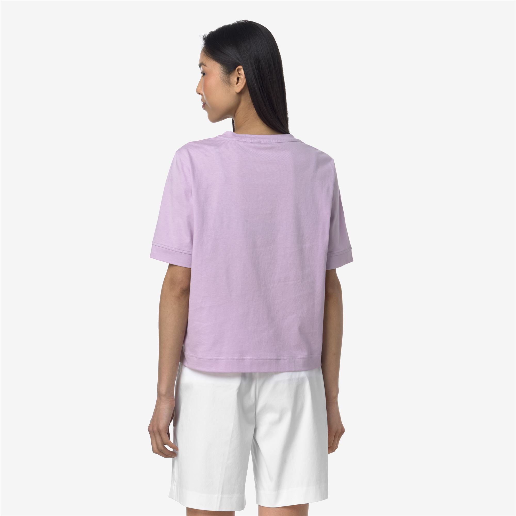 T-Shirts & Top_WOMAN_SELUNE JERSEY_T-Shirt_Violet Lt Lilac - Commercial 6