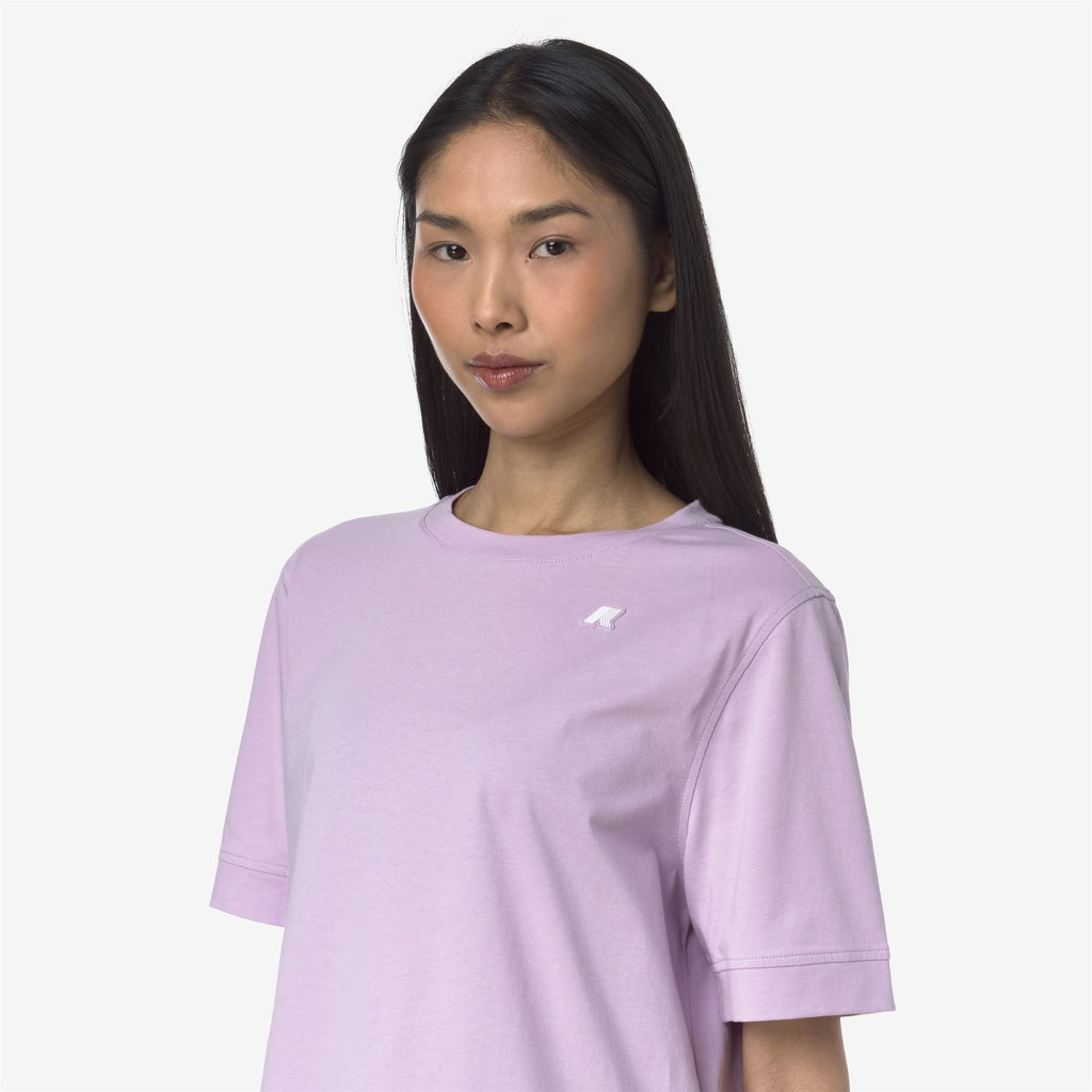 T-Shirts & Top_WOMAN_SELUNE JERSEY_T-Shirt_Violet Lt Lilac - Commercial 7