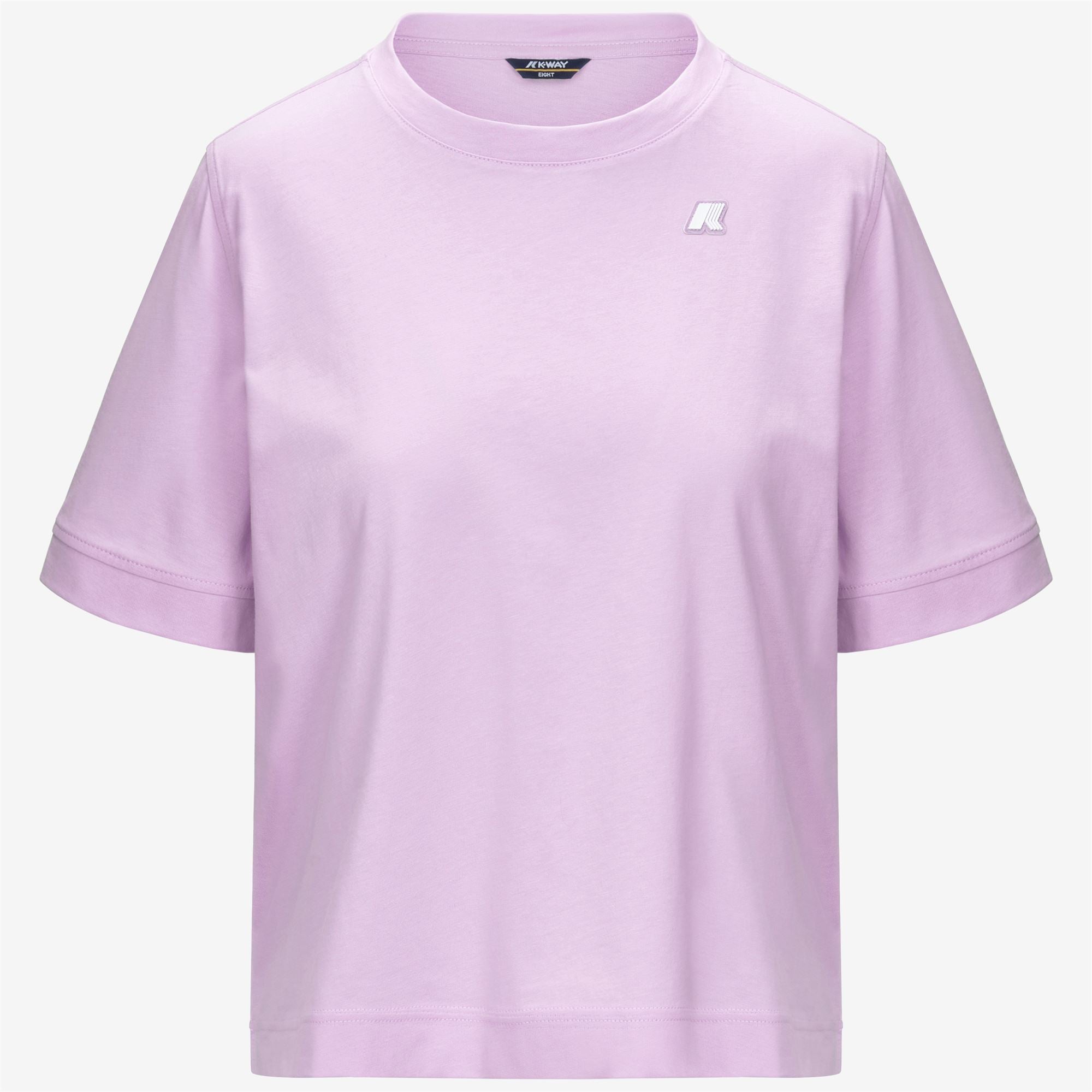 T-Shirts & Top_WOMAN_SELUNE JERSEY_T-Shirt_Violet Lt Lilac - Commercial 1