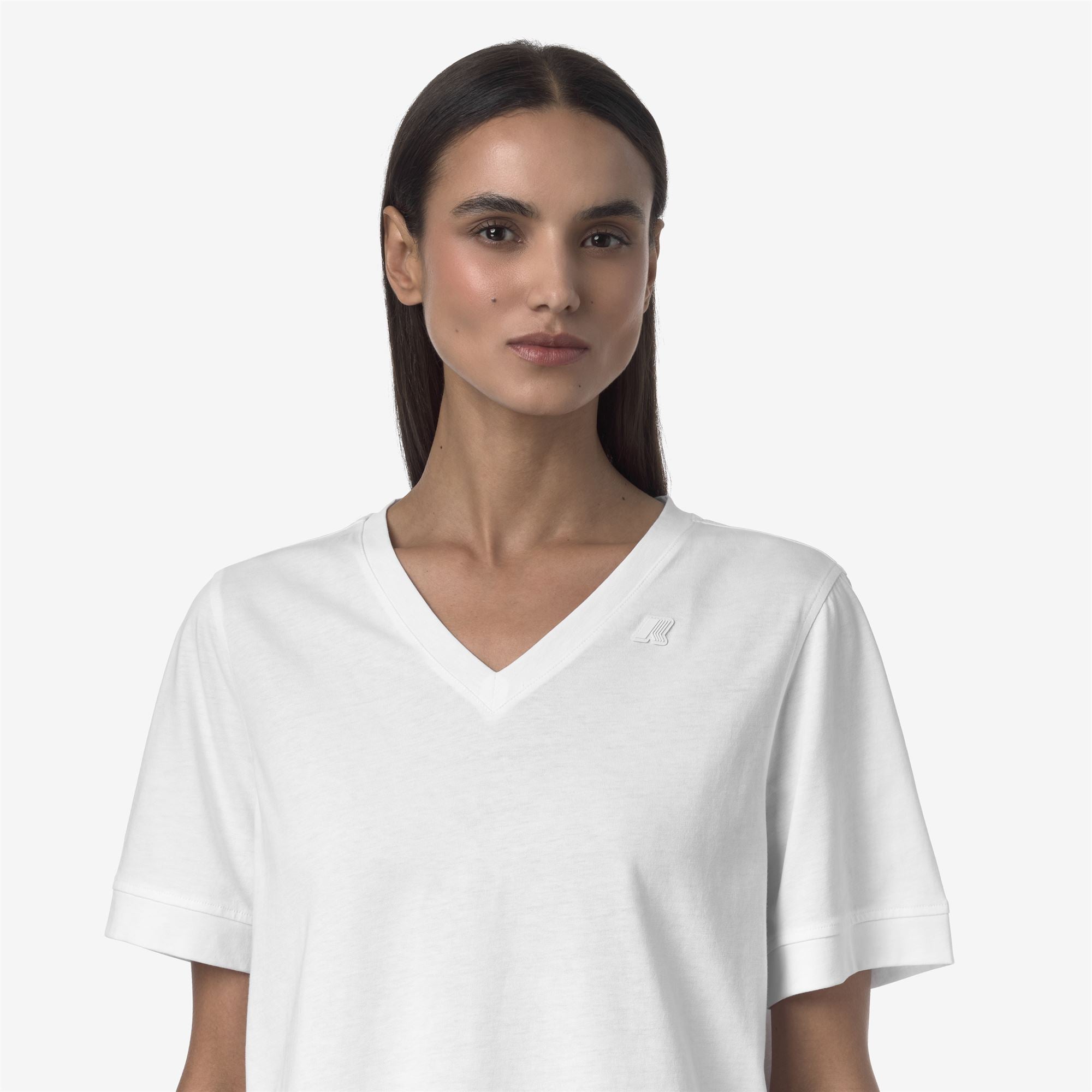T-Shirts & Top_WOMAN_LEDA JERSEY_T-Shirt_White - Commercial 7