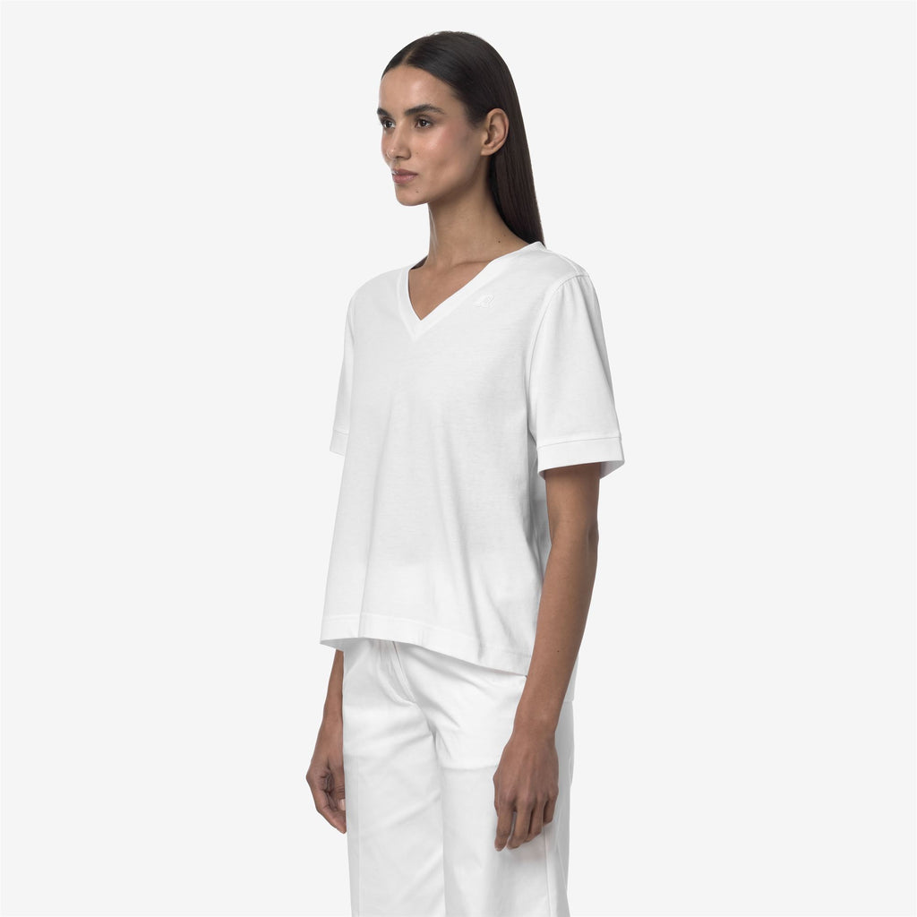 T-Shirts & Top_WOMAN_LEDA JERSEY_T-Shirt_White - Commercial 5