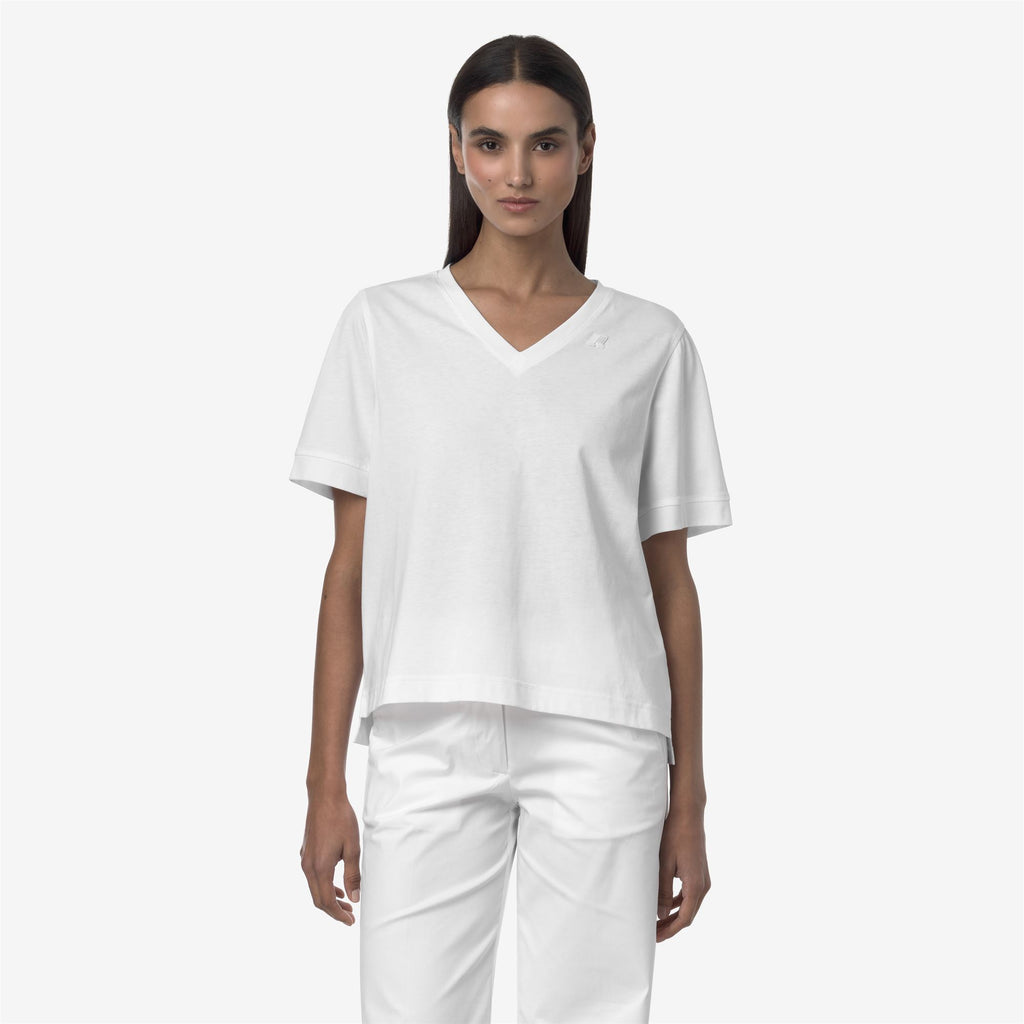 T-Shirts & Top_WOMAN_LEDA JERSEY_T-Shirt_White - Commercial 4