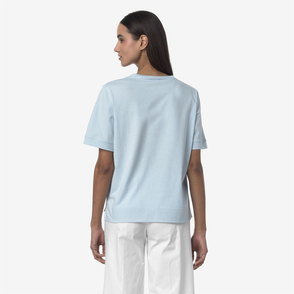T-Shirts & Top_WOMAN_LEDA JERSEY_T-Shirt_Blue Baby - Commercial 6