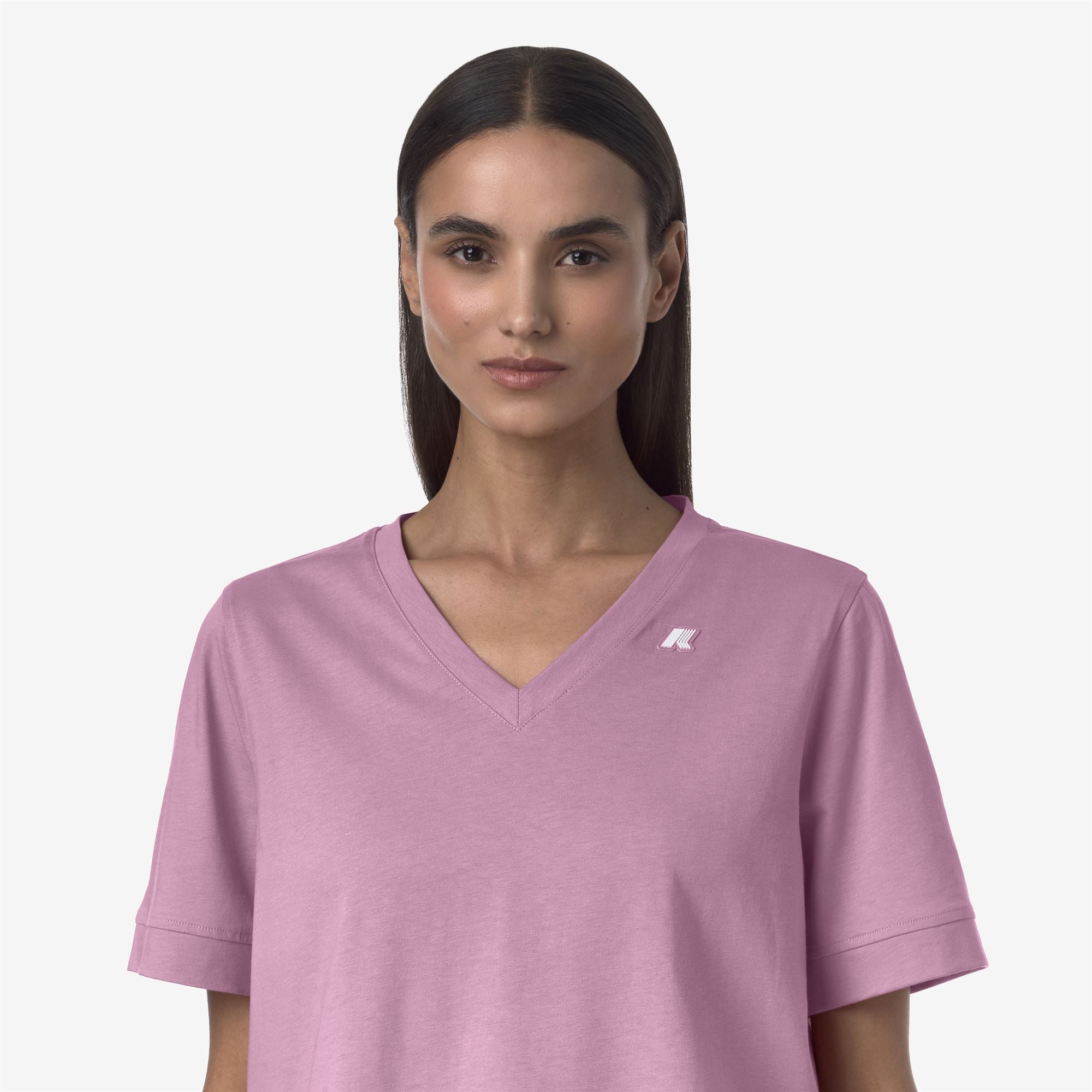 T-Shirts & Top_Woman_LEDA JERSEY_T-Shirt_Violet Glicine - Commercial 7