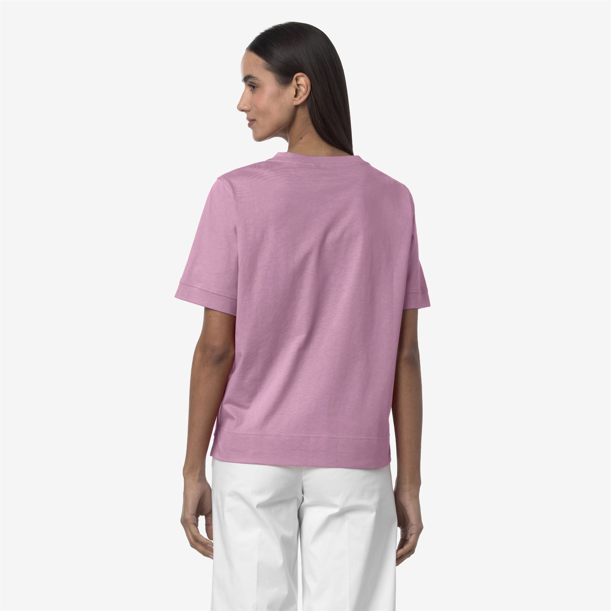 T-Shirts & Top_Woman_LEDA JERSEY_T-Shirt_Violet Glicine - Commercial 6