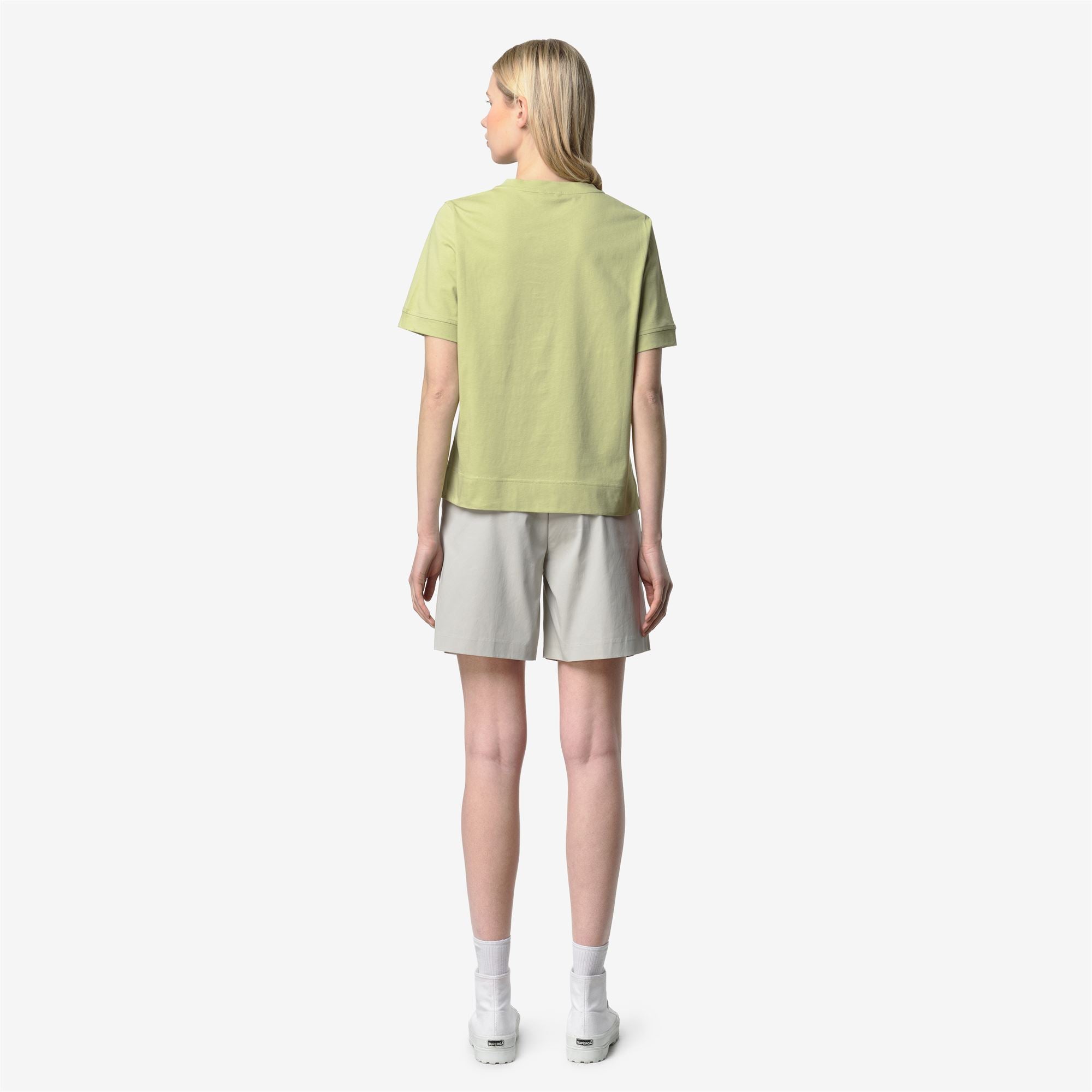T-Shirts & Top_Woman_LEDA JERSEY_T-Shirt_Green Dk Lime - Commercial 6