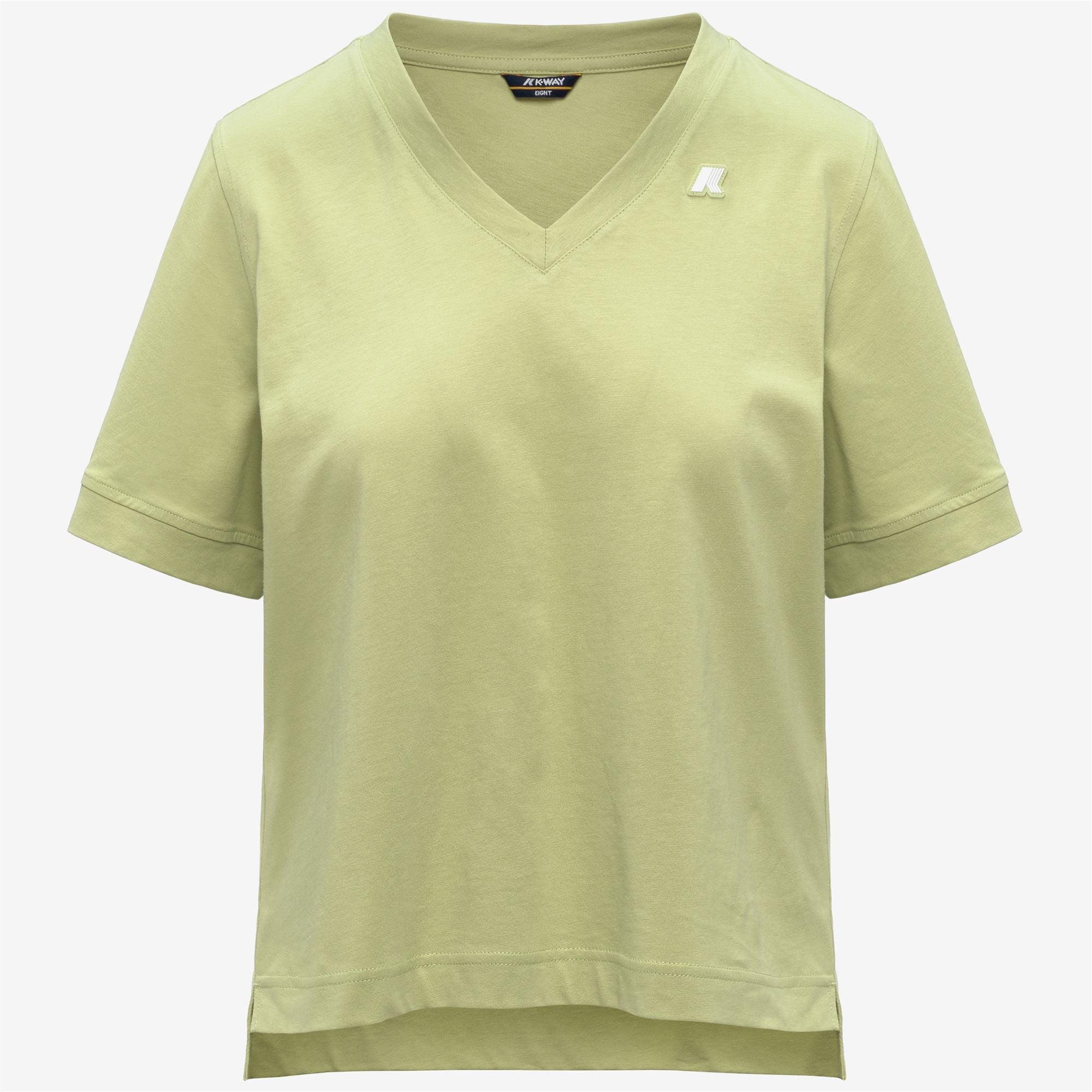 T-Shirts & Top_Woman_LEDA JERSEY_T-Shirt_Green Dk Lime - Commercial 1