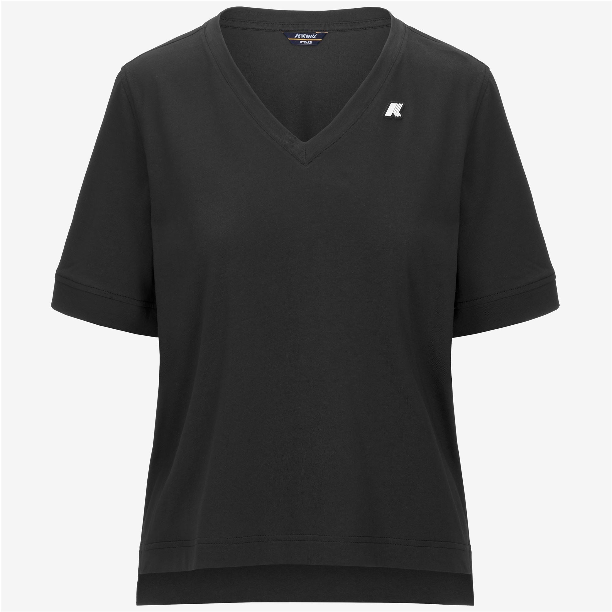 T-Shirts & Top_WOMAN_LEDA JERSEY_T-Shirt_Black Pure - Commercial 1