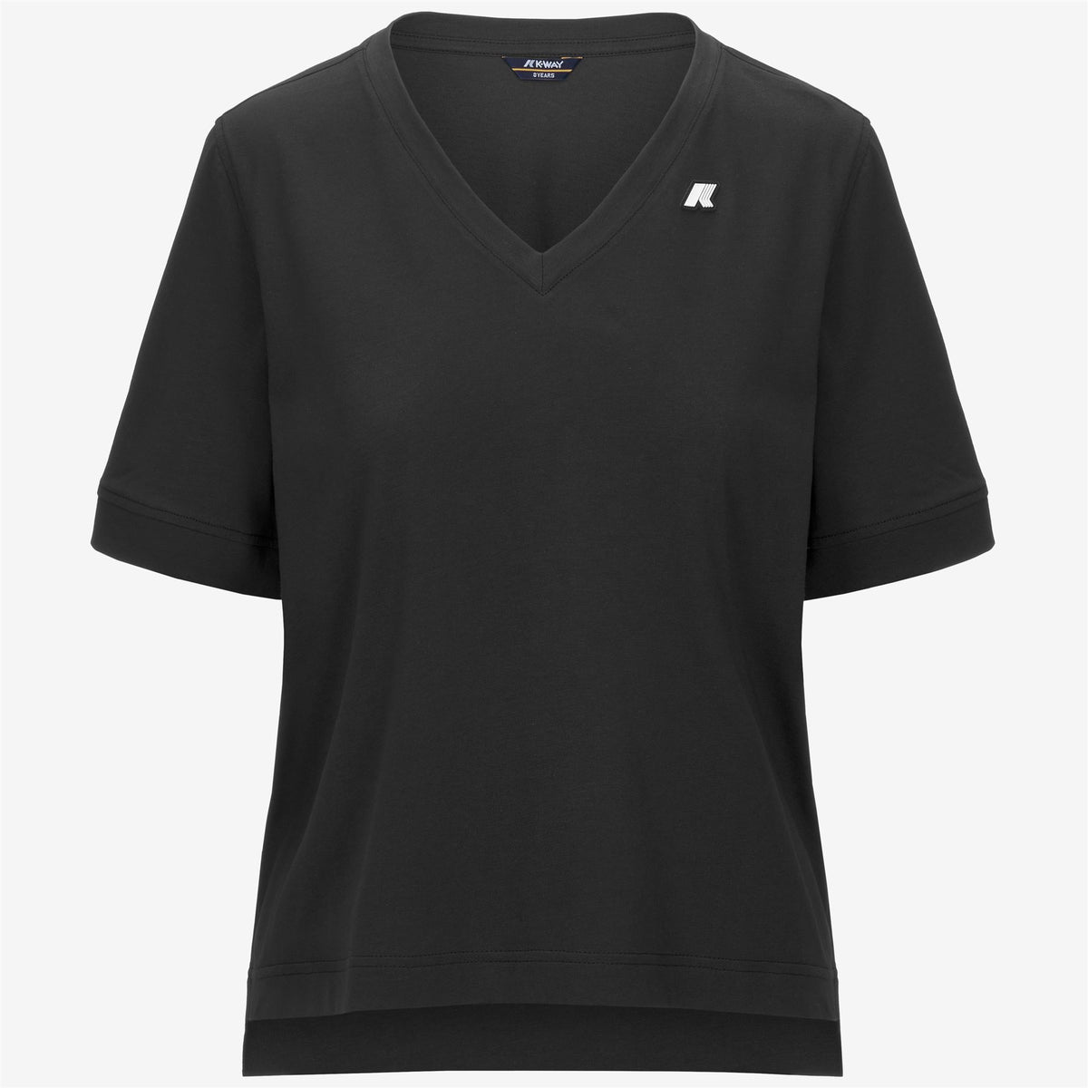 T-Shirts & Top_WOMAN_LEDA JERSEY_T-Shirt_Black Pure - Commercial 1