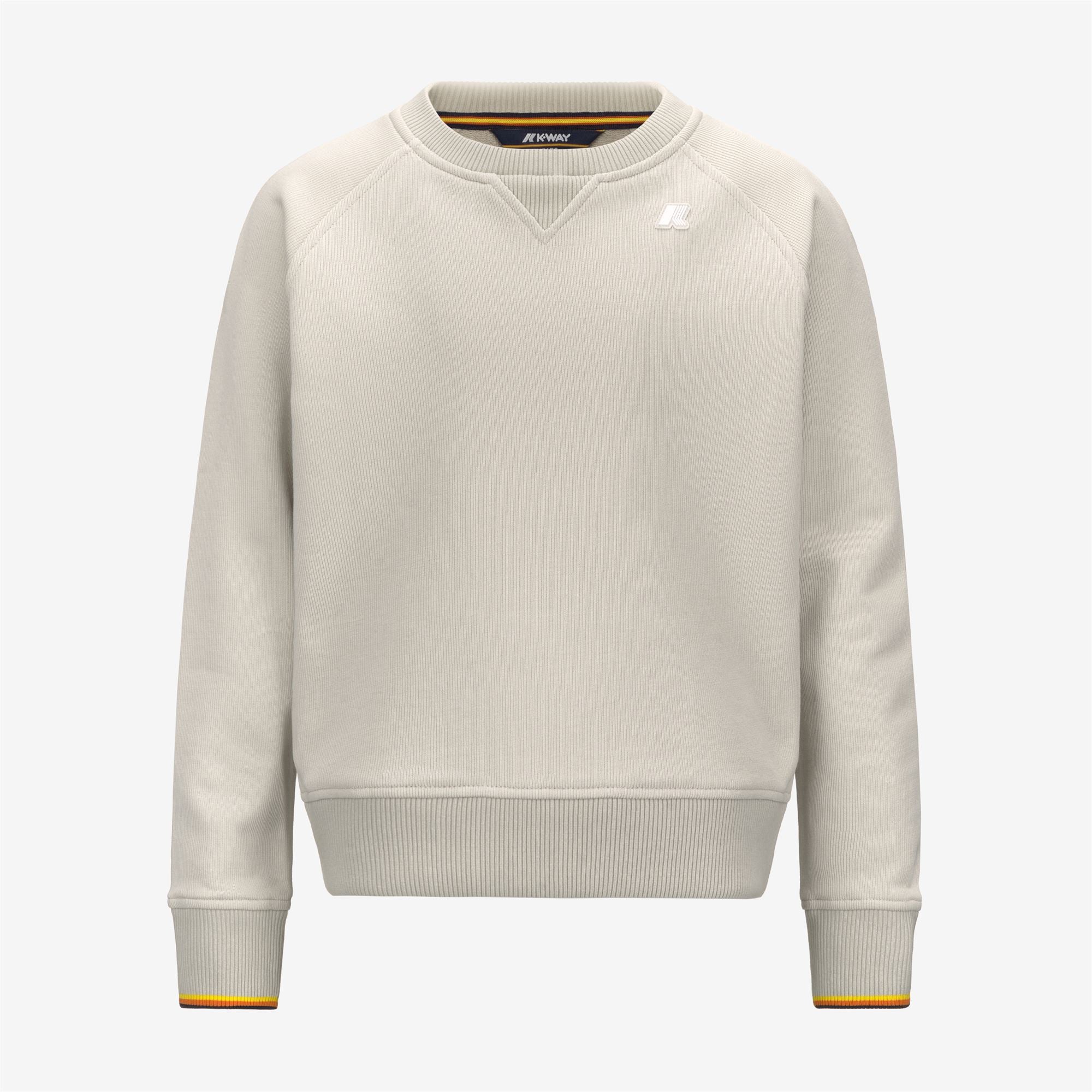 Fleece_BOY_P. BAPTISTE STRIPES FRENCH TERRY_Pull Over_BEIGE LT - Commercial 1