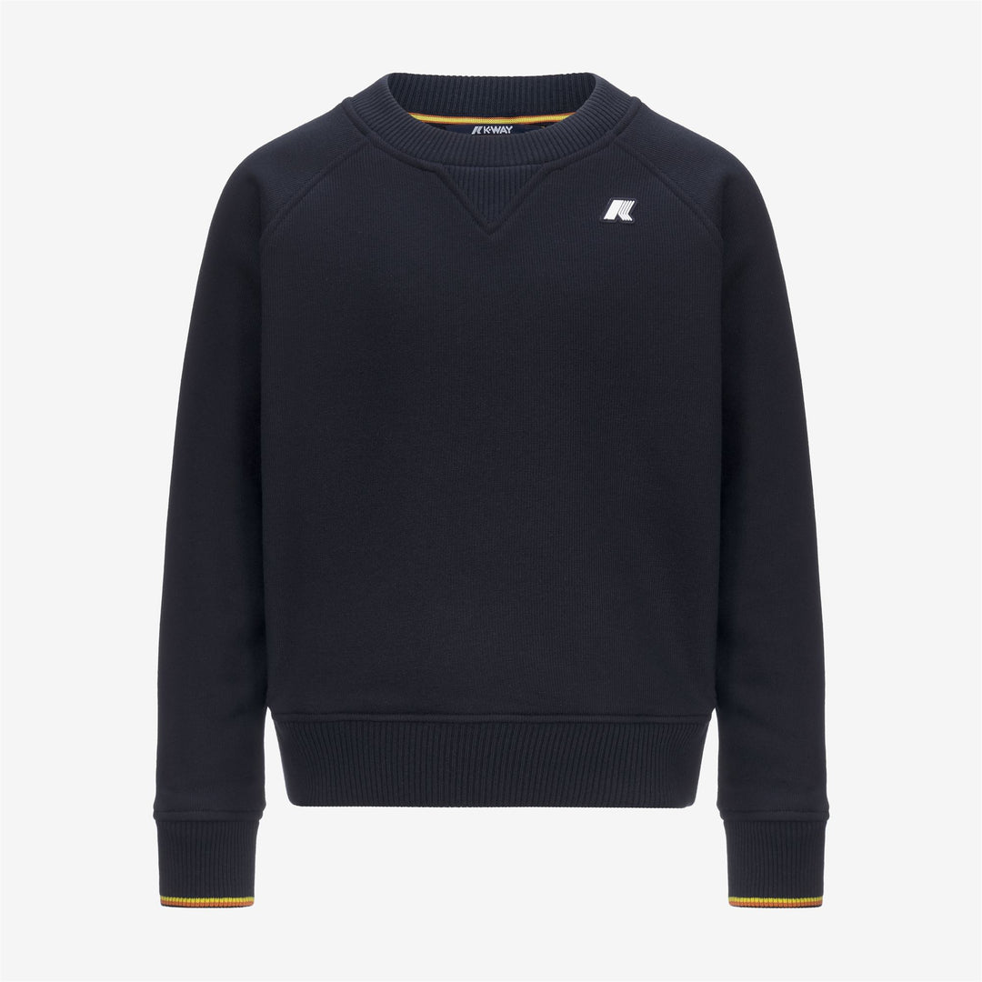 Blue Boy's Cotton Fleece Pullover Sweatshirt for City Wear 01