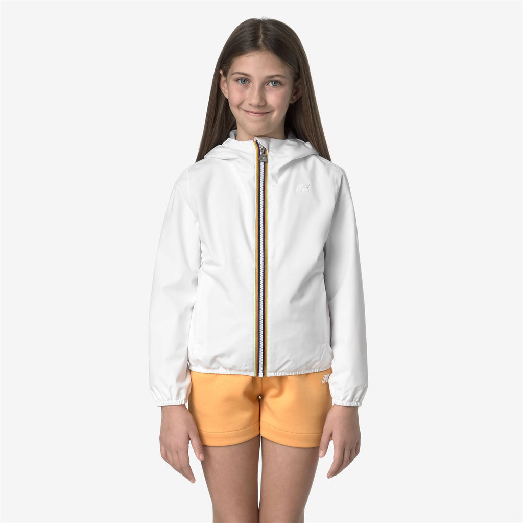 Jackets_GIRL_P. LILY STRETCH POLY JERSEY_Short_White - Commercial 4