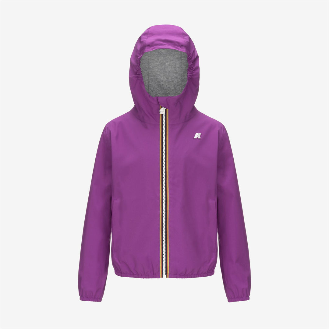 Chaqueta corta impermeable para niñas Violet con forro de jersey suave main