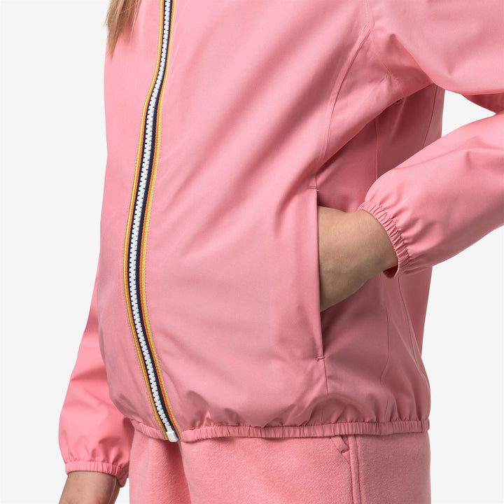 P. LILY STRETCH POLY JERSEY - Jackets - Short - Girl - PINK GERANIUM 2