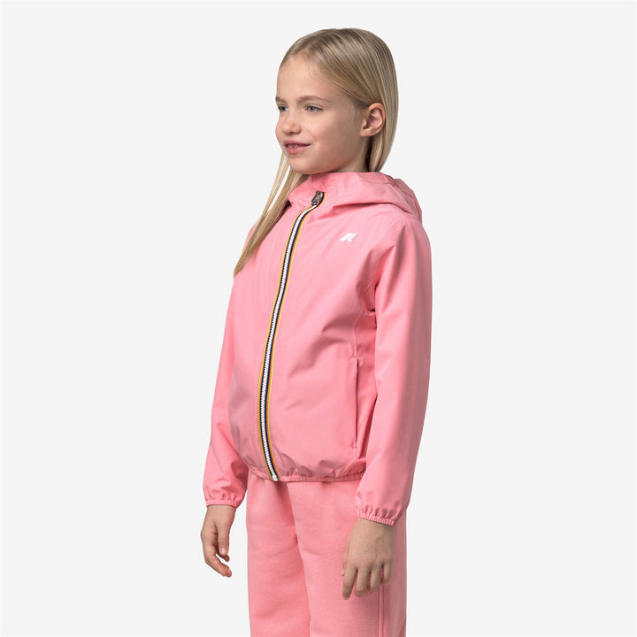 P. LILY STRETCH POLY JERSEY - Jackets - Short - Girl - PINK GERANIUM 4