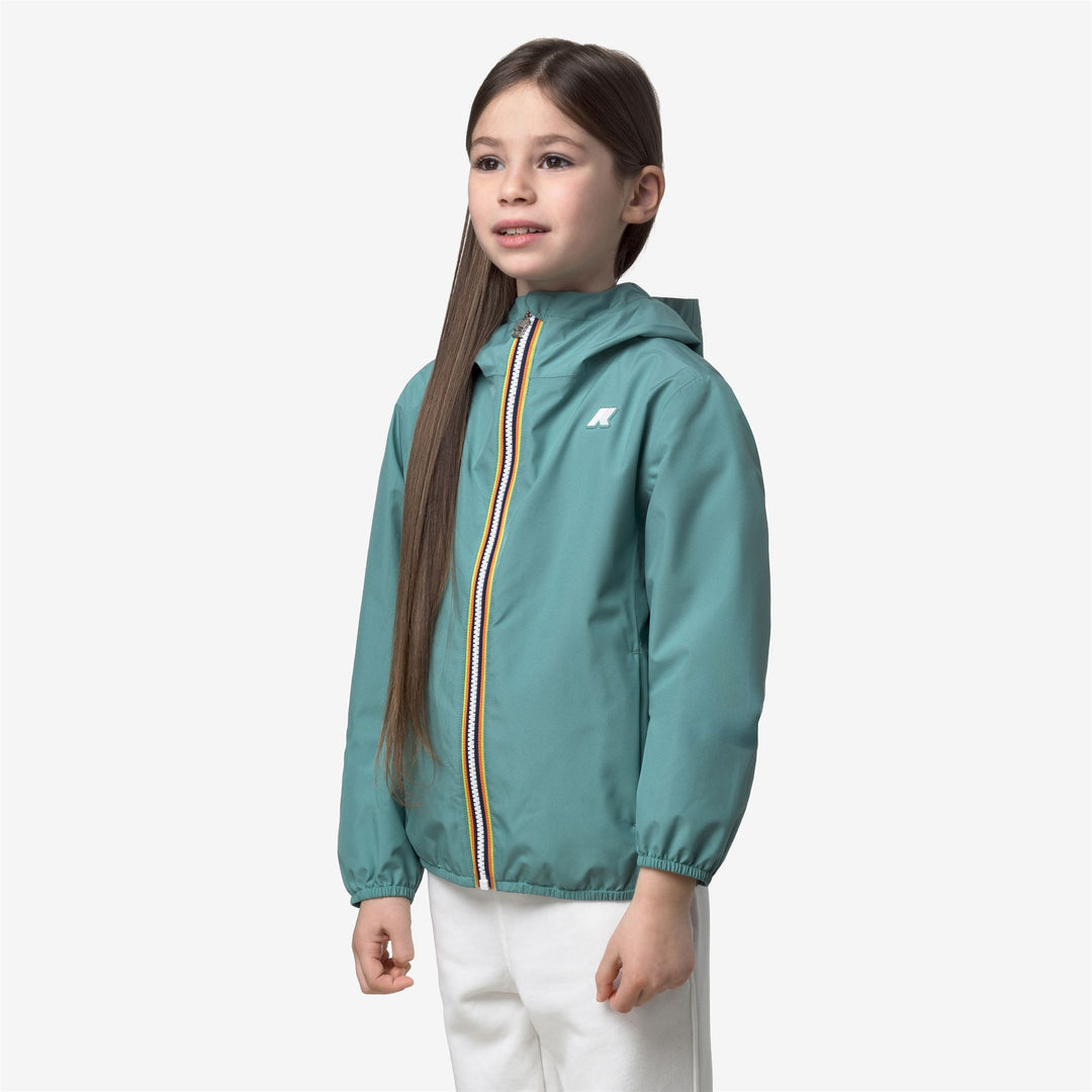 P. LILY STRETCH POLY JERSEY - Jackets - Short - Girl - GREEN MINE main