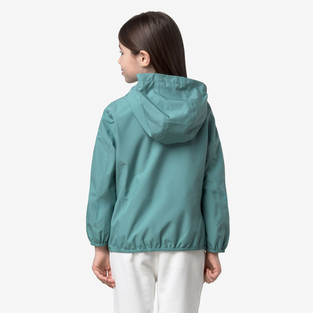 P. LILY STRETCH POLY JERSEY - Jackets - Short - Girl - GREEN MINE main
