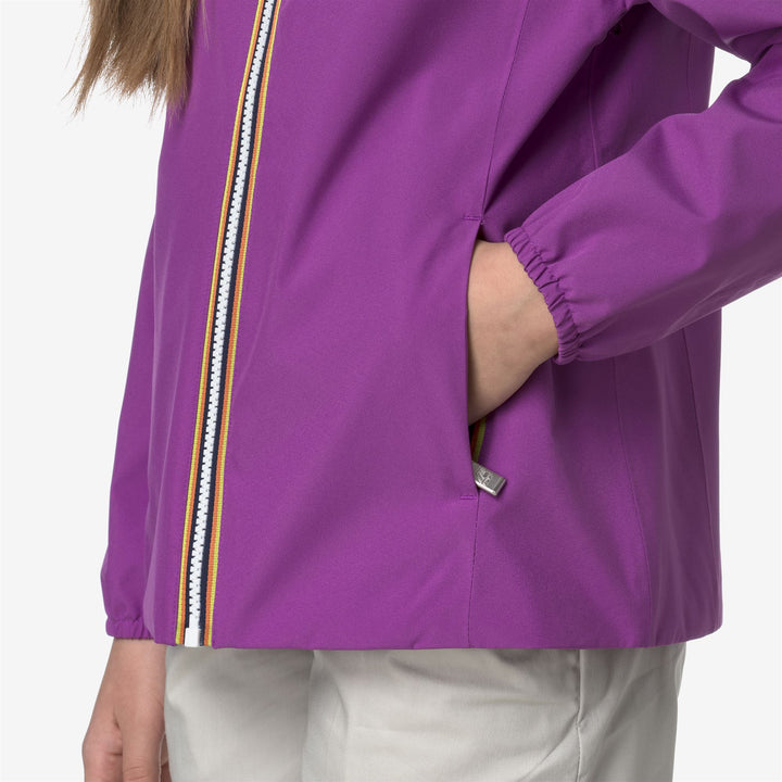 Giacca Impermeabile Viola per Ragazze per Mete Variabili 2