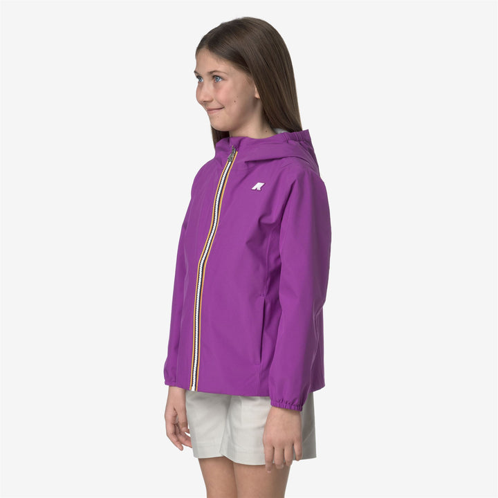 Giacca Impermeabile Viola per Ragazze per Mete Variabili 4