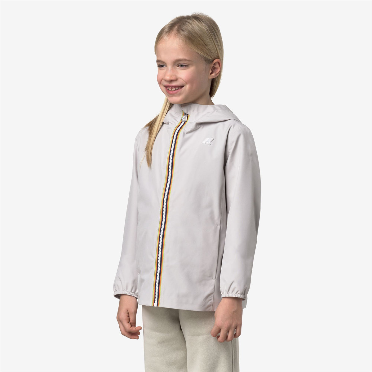 Jackets_Girl_P. MARGUERITE STRETCH POLY JERSEY_Mid_BEIGE LT - Commercial 5