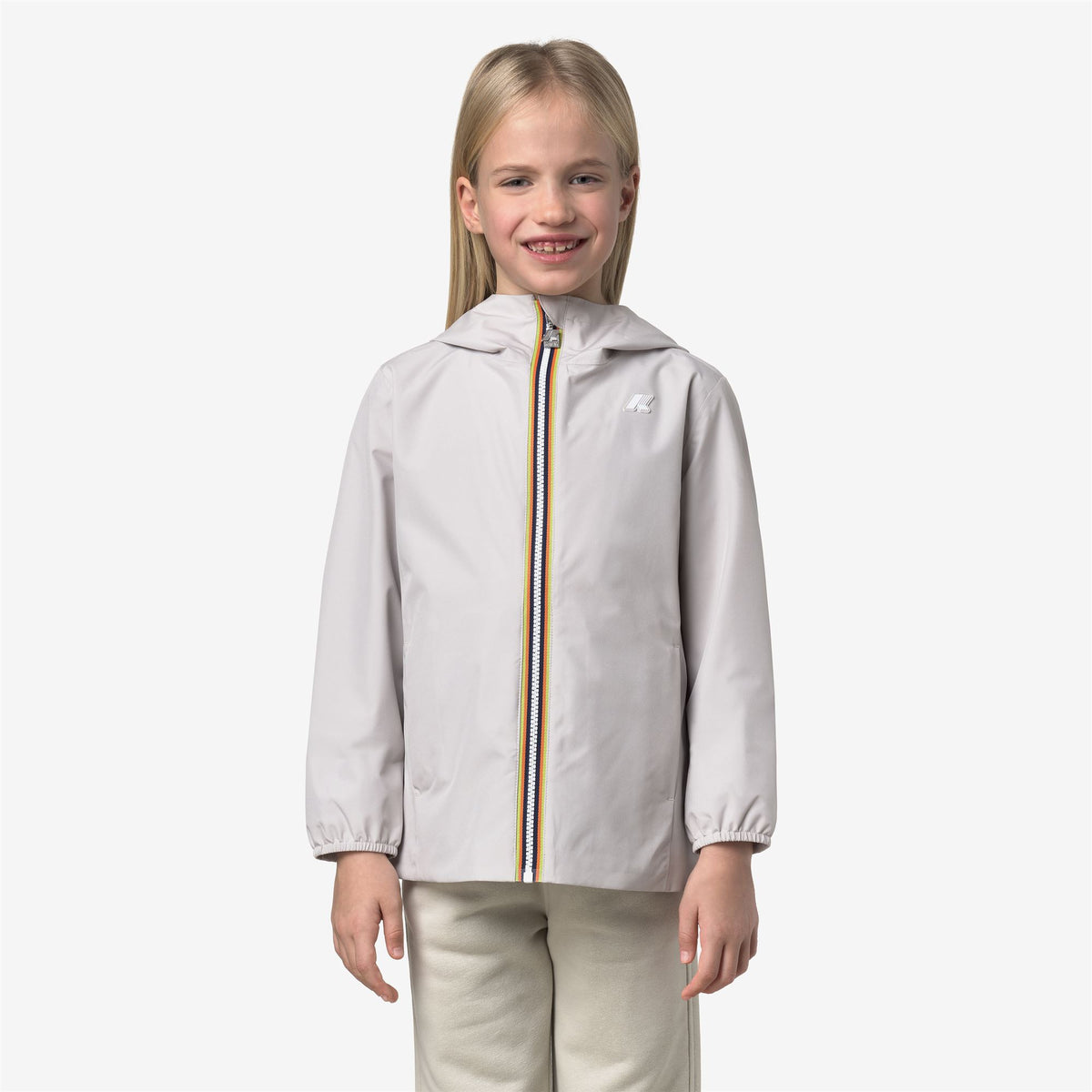 Jackets_Girl_P. MARGUERITE STRETCH POLY JERSEY_Mid_BEIGE LT - Commercial 4