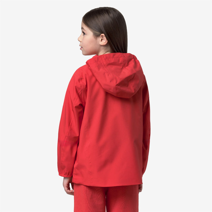 P. MARGUERITE STRETCH POLY JERSEY - Jackets - Mid - Girl - RED POPPY 5