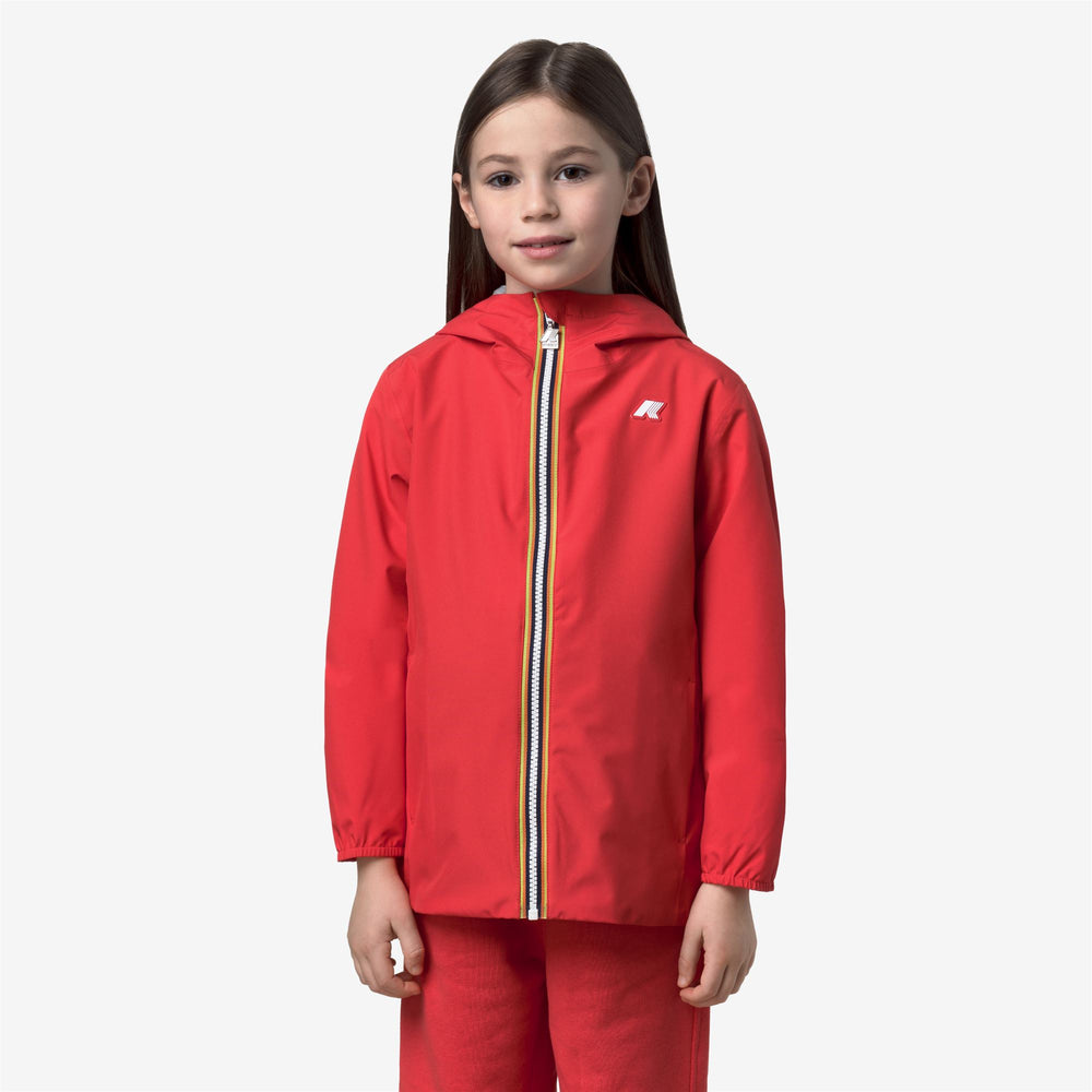P. MARGUERITE STRETCH POLY JERSEY - Jackets - Medio - Bambina - RED POPPY 02