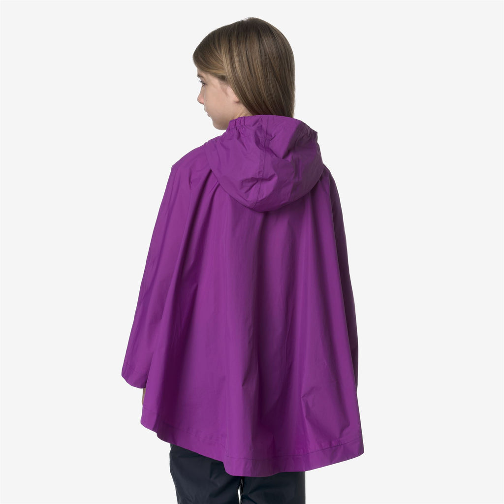 Jackets_KID UNISEX_P. LE VRAI 4.0 MORGAN_Poncho_Violet - Commercial 6