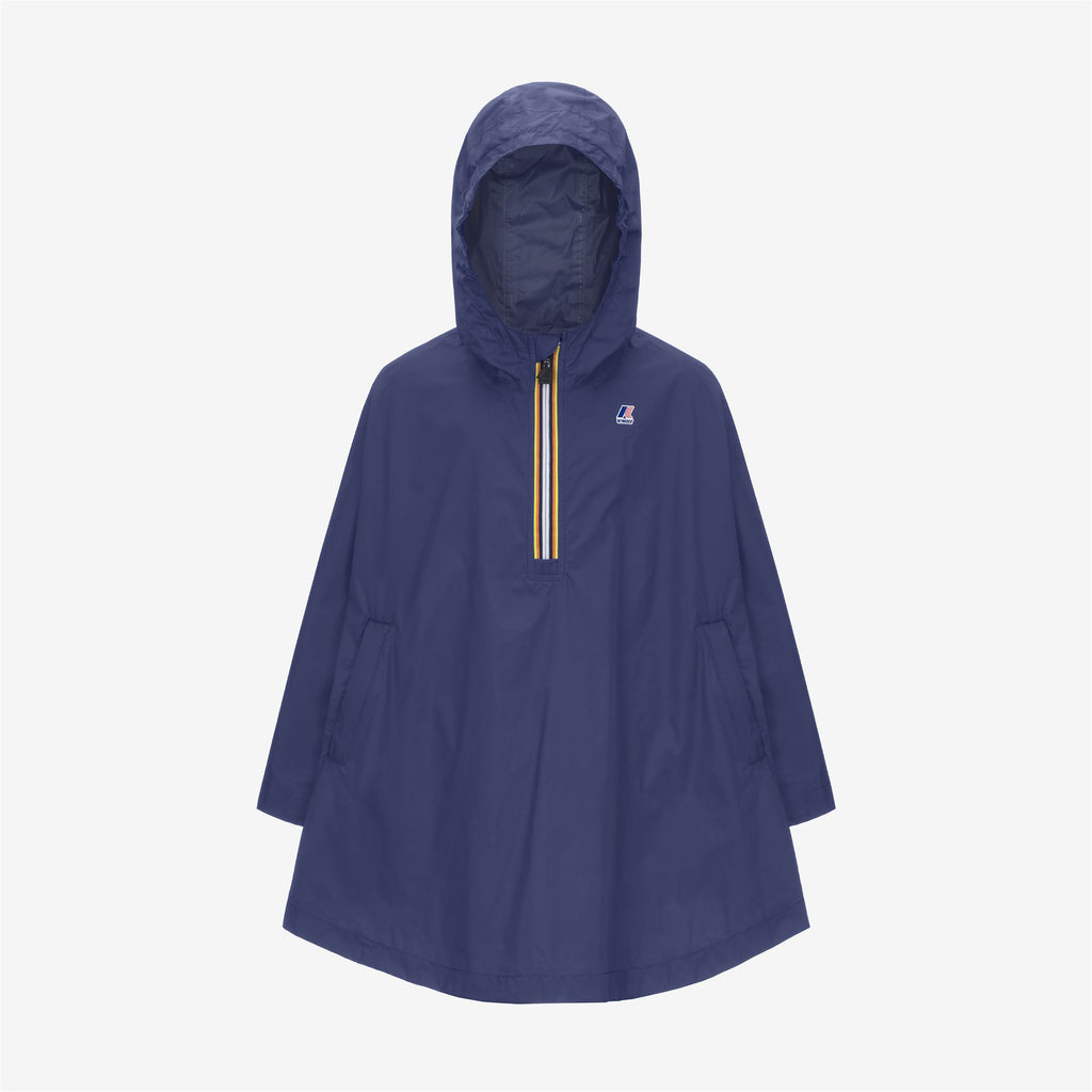 Jackets_KID UNISEX_P. LE VRAI 4.0 MORGAN_Poncho_Blue Deep Cobalt - Commercial 1