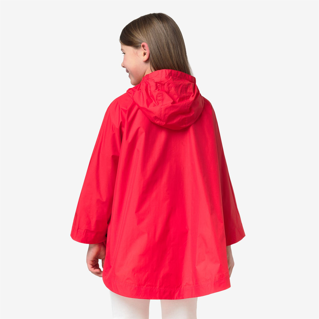 P. LE VRAI 4.0 MORGAN - Jackets - Poncho - Bambino/a - RED POPPY main