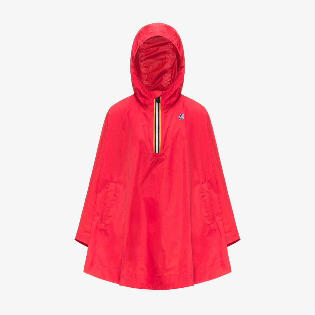 P. LE VRAI 4.0 MORGAN - Jackets - Poncho - Bambino/a - RED POPPY 01