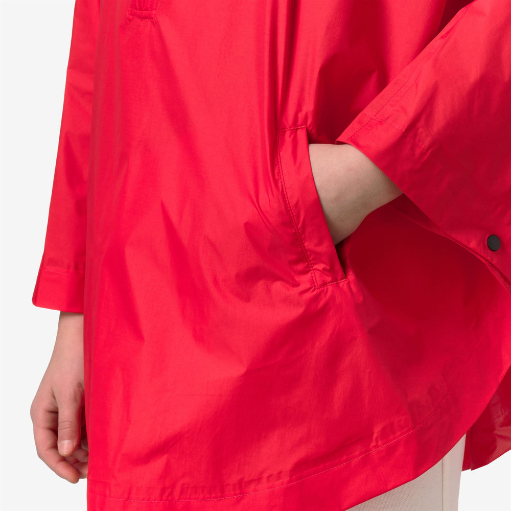 P. LE VRAI 4.0 MORGAN - Jackets - Poncho - Bambino/a - RED POPPY 02