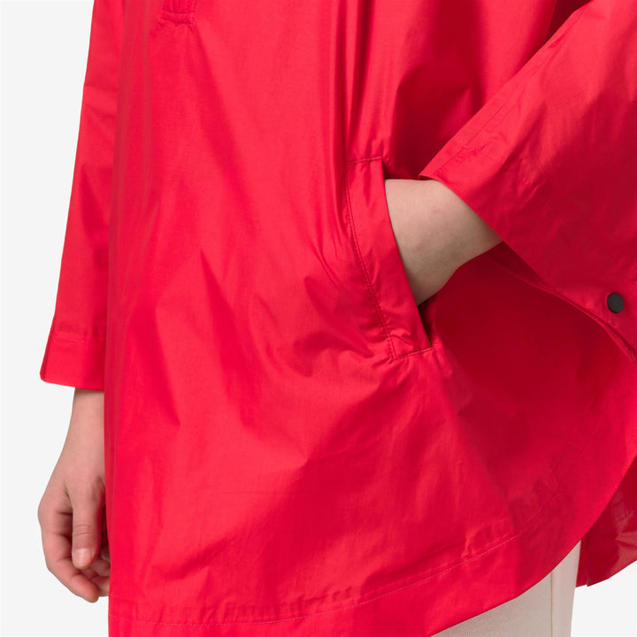 P. LE VRAI 4.0 MORGAN - Jackets - Poncho - Bambino/a - RED POPPY 3