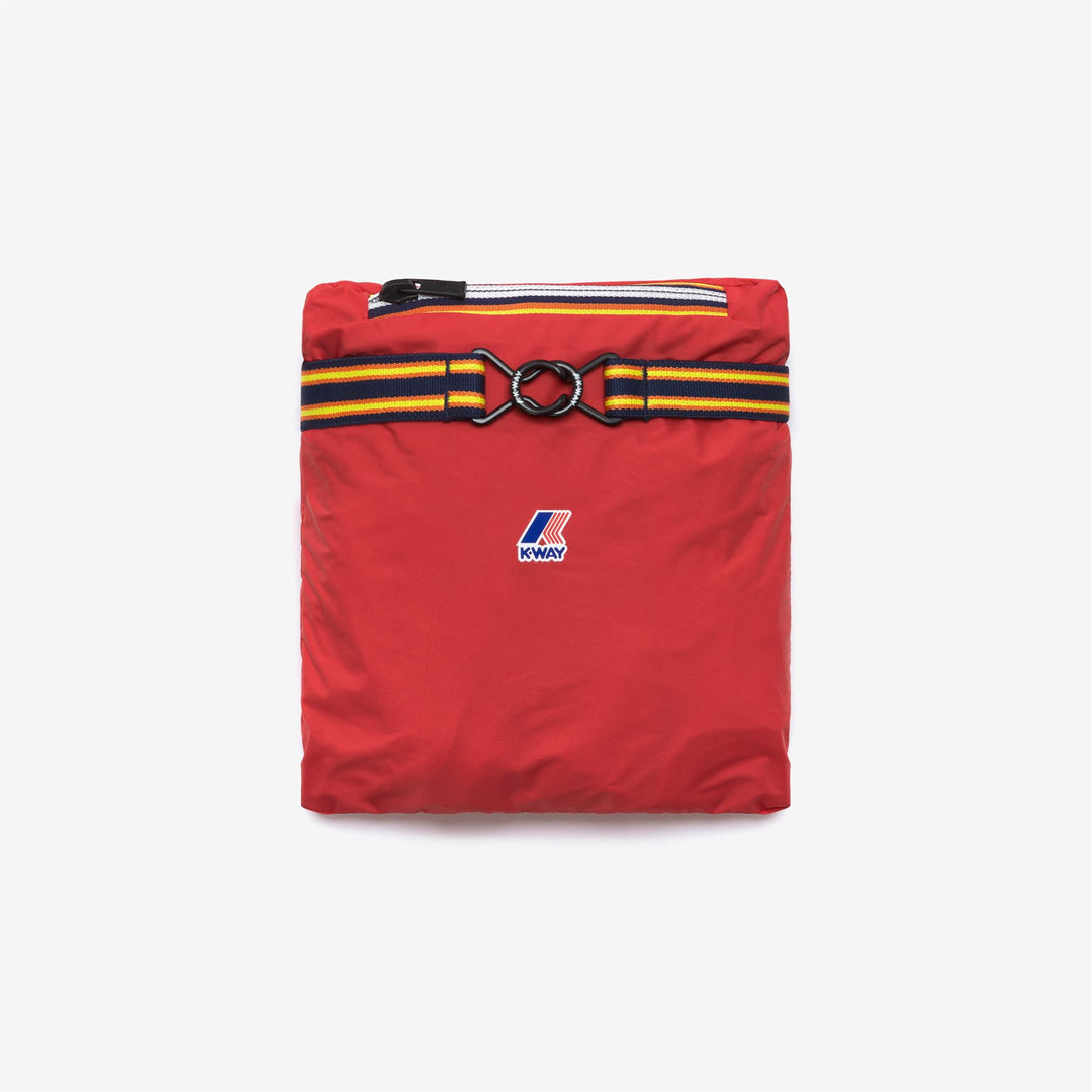 Poncho impermeable plegable rojo unisex para niños main