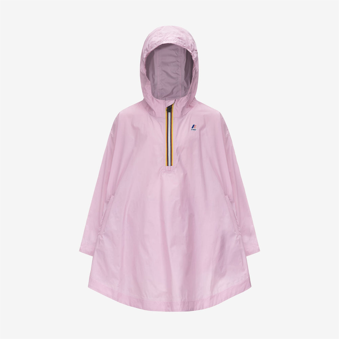 Chubasquero rosa lavanda para niños, ideal para clima variable main