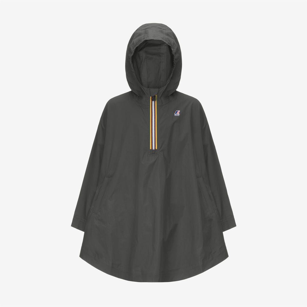 Jackets_KID UNISEX_P. LE VRAI 4.0 MORGAN_Poncho_GREEN BLACKISH - Commercial 1
