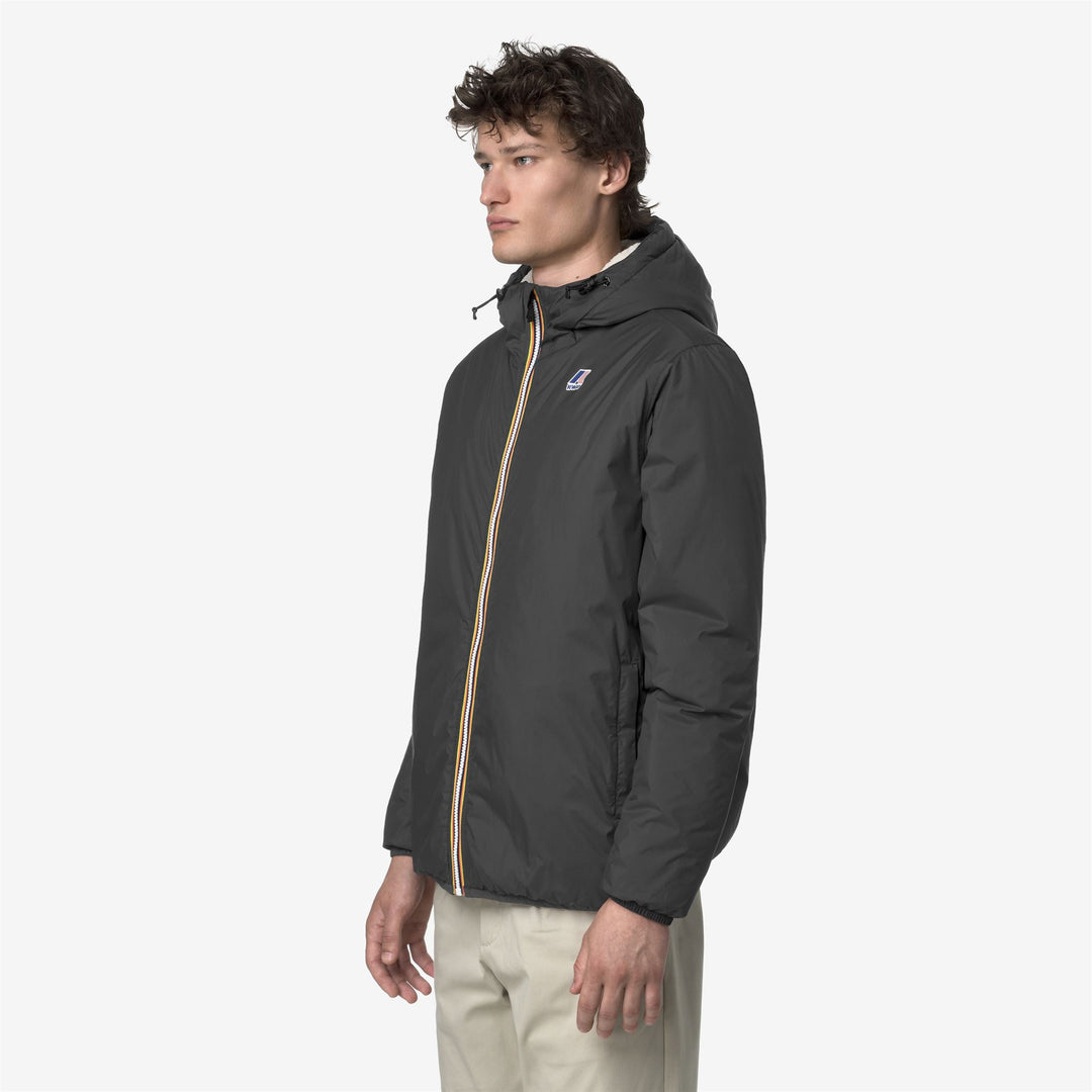 Chaqueta impermeable unisex gris de entretiempo con acolchado sintético main