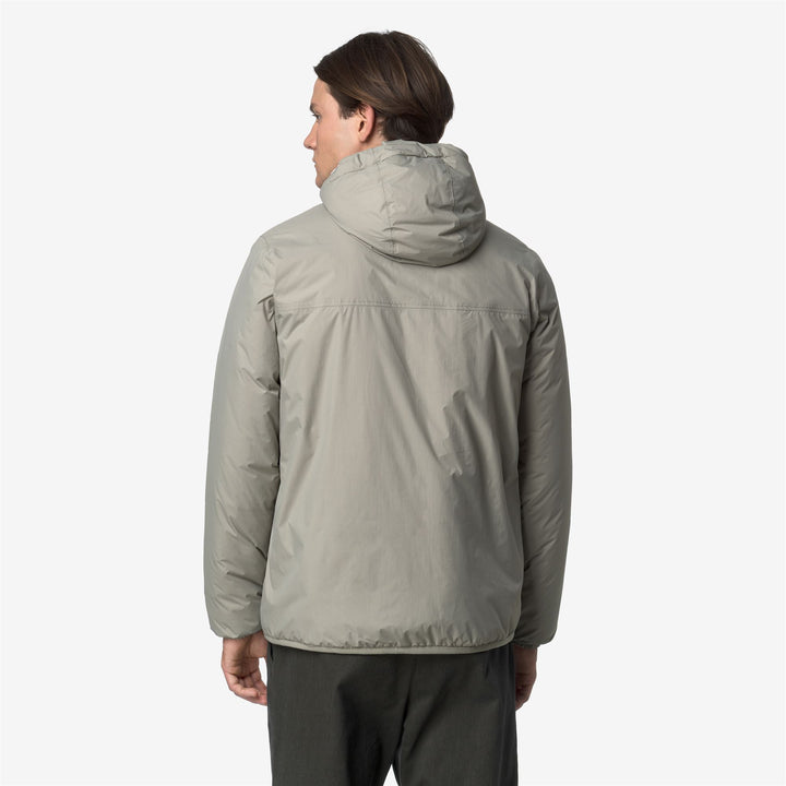 Chaqueta impermeable unisex verde de entretiempo Claude 5