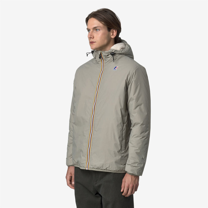 Chaqueta impermeable unisex verde de entretiempo Claude 4