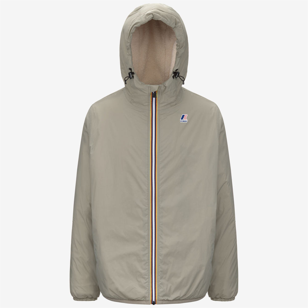 Chaqueta impermeable unisex verde de entretiempo Claude 01