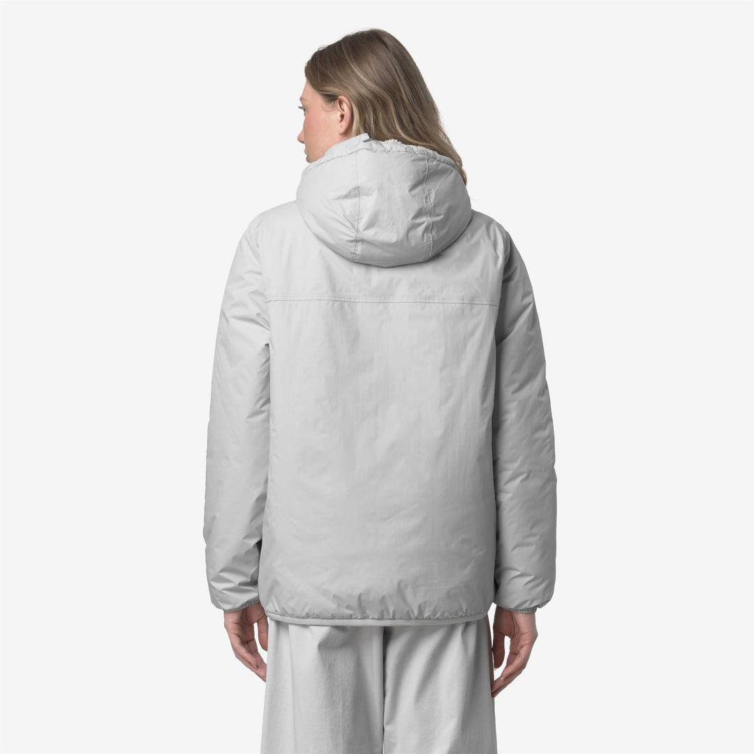 Chaqueta impermeable unisex gris de entretiempo con acolchado sintético main