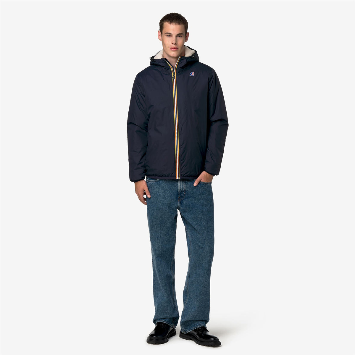 Jackets_UNISEX_LE VRAI 4.0 CLAUDE ORSETTO_Mid_Blue Depth - Commercial 1