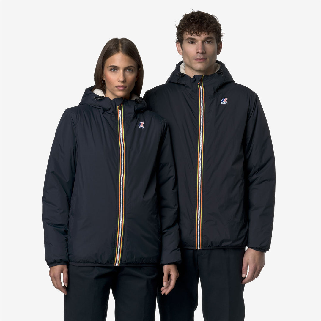 Chaqueta impermeable unisex azul de entretiempo con acolchado sintético main