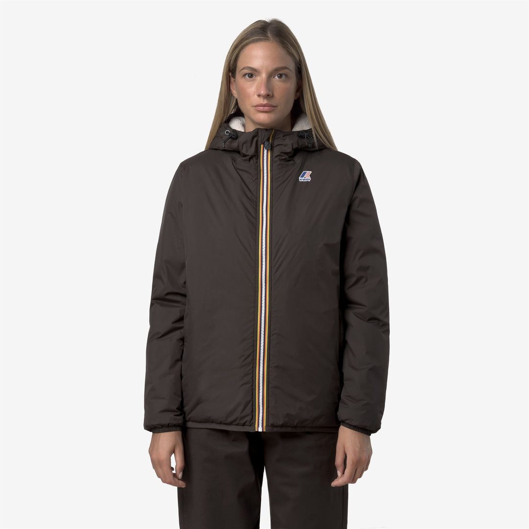 Chaqueta impermeable unisex de entretiempo con aislamiento en color oliva negro main